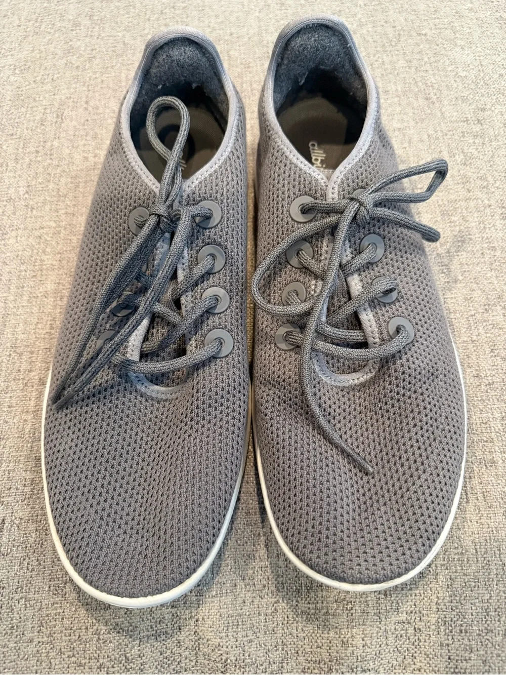 Allbirds Men's Grey Knit Casual Sneakers size 11